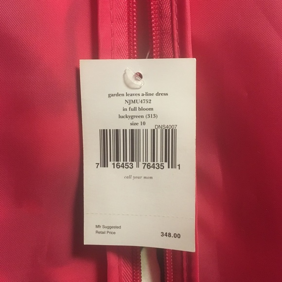 Kate Spade Garden Leaves A-Line Dress - Picture 6 of 9